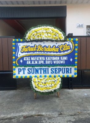 Papan Bunga Duka di Rantau Kopar